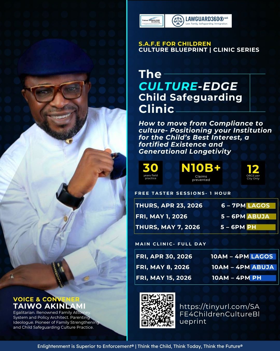 Culture-Edge Child Safeguarding Clinic Flyer